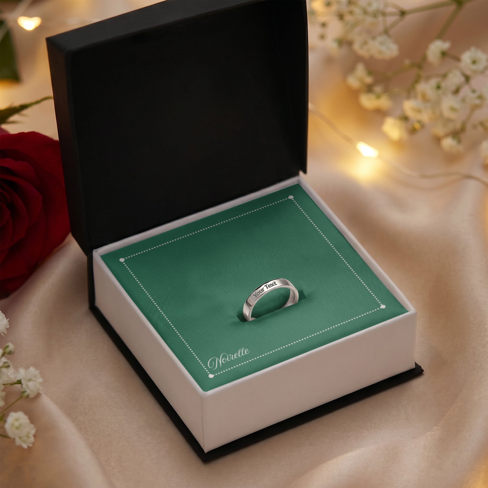 Engraved Women's Ring