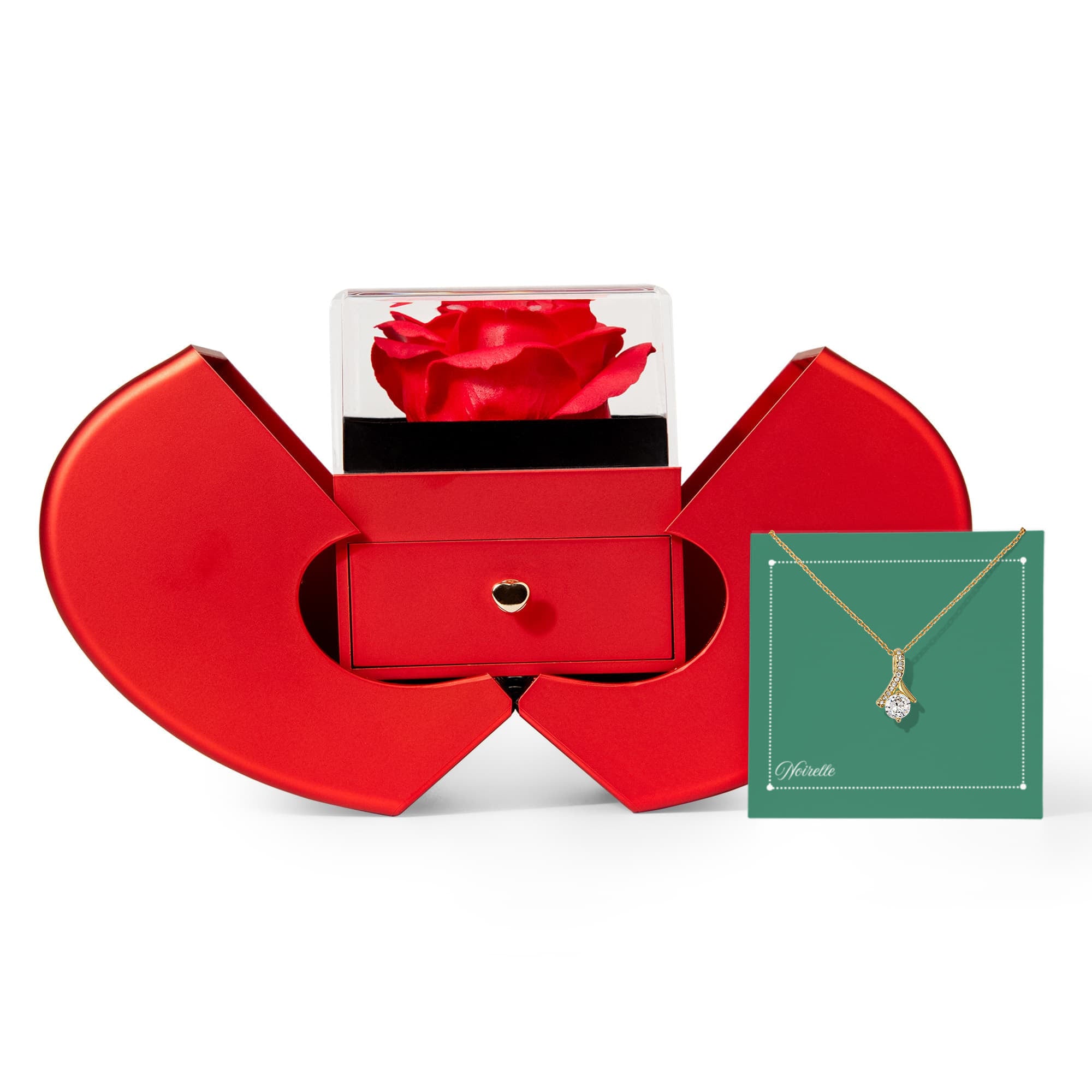 Alluring Beauty Necklace and Heart Box